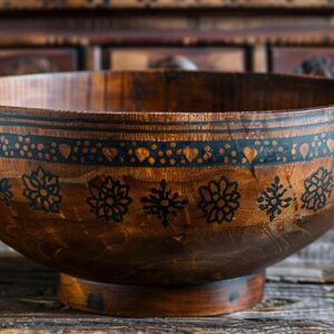 Wooden bowl